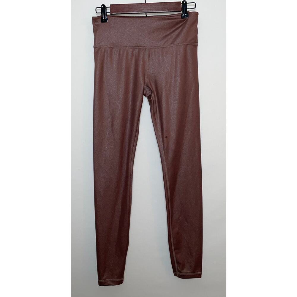 Athleta Leggings with Beautiful Copper Sheen - Size S